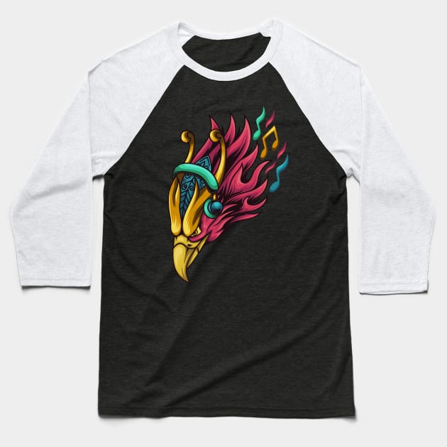 Phoenix listen music Baseball T-Shirt by JagatKreasi